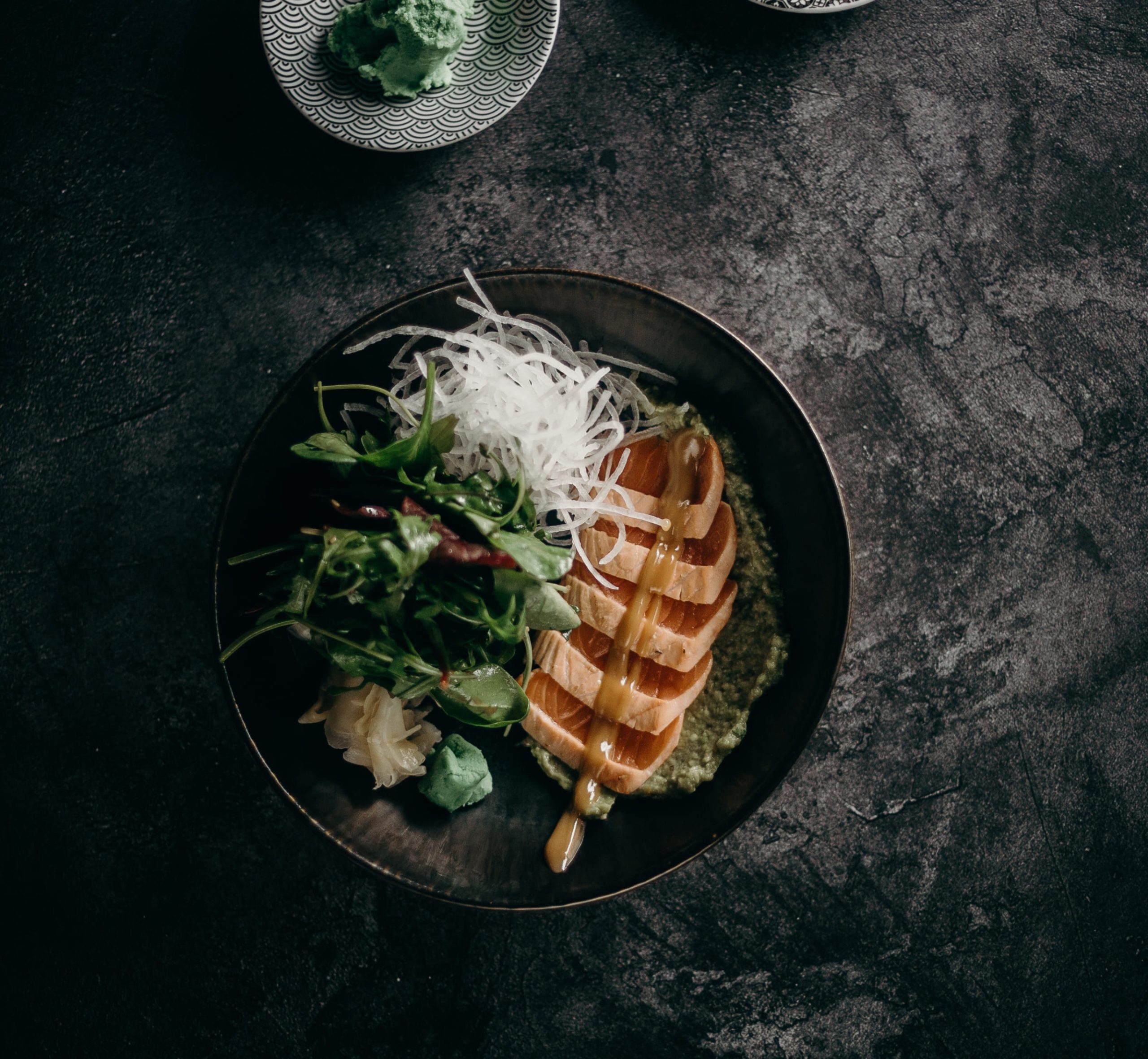 Plated Food in a Bowl Plated Food in a Bowl